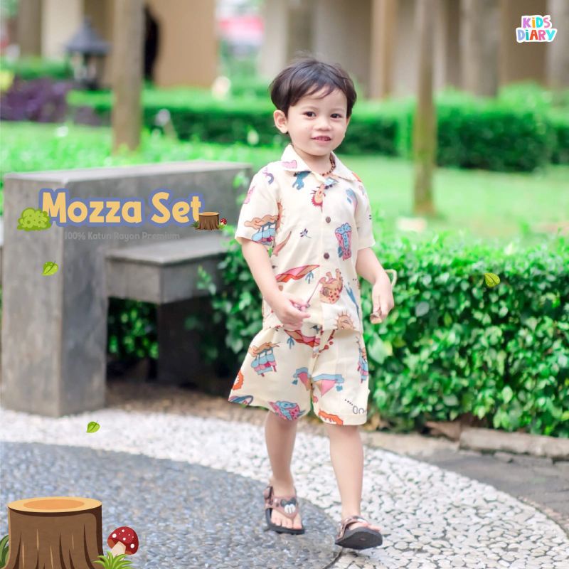 SETELAN RAYON MOZA KIDS BY KIDSDIARY