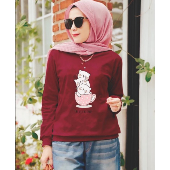 BAJU ZOLAQU Z/ATASAN WANITA cat 3/SWEATER WANITA LENGAN PANJANG/ATASAN MUSLIM