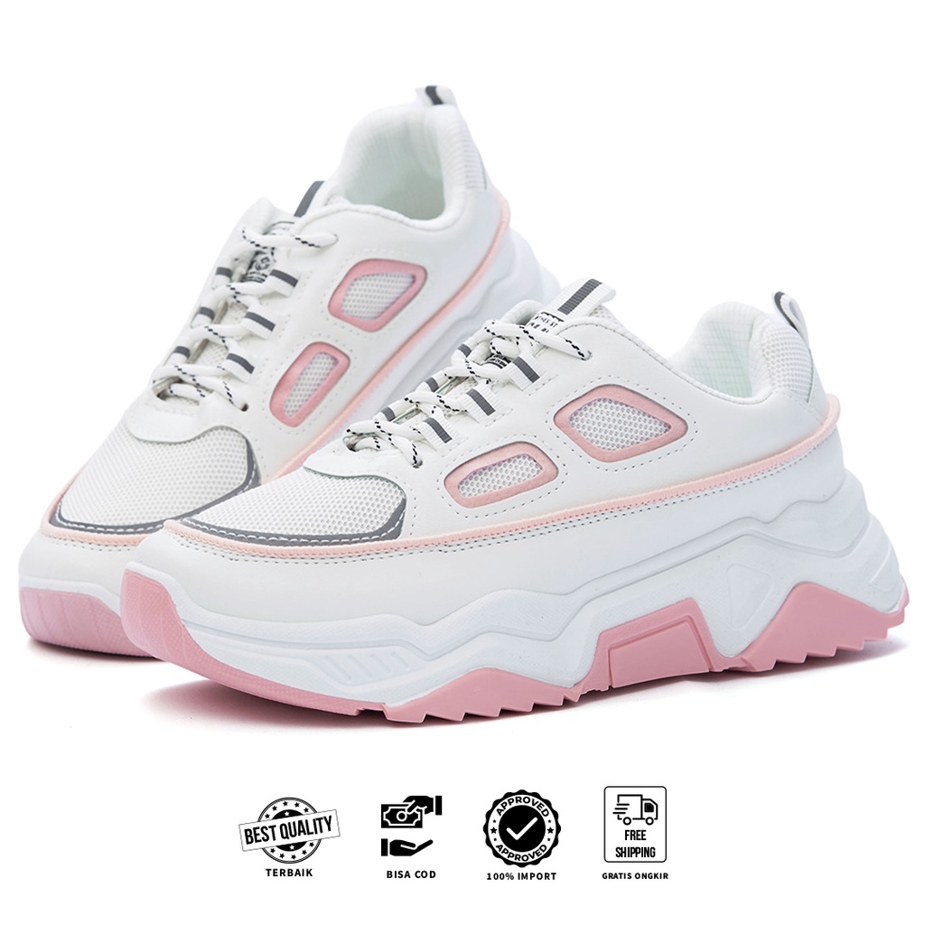 FREE KOTAK SEPATU!!! SALE!!! SEPATU SNEAKERS WANITA TERBARU - K01