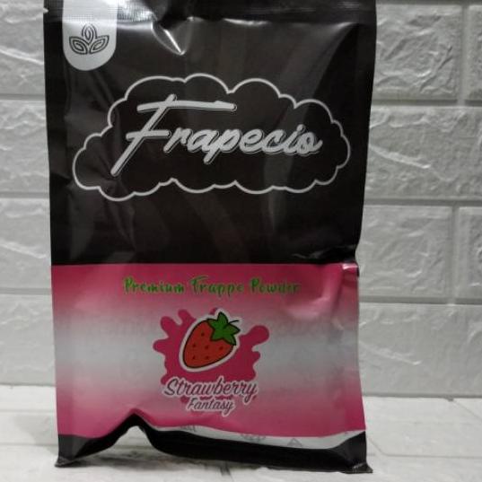 

️✔️✔️ PROMO POWDER FRAPECIO STRAWBERRY FANTASY RASA STRAWBERY DENGAN GULA ASLI 100% ORIGINAL !!!