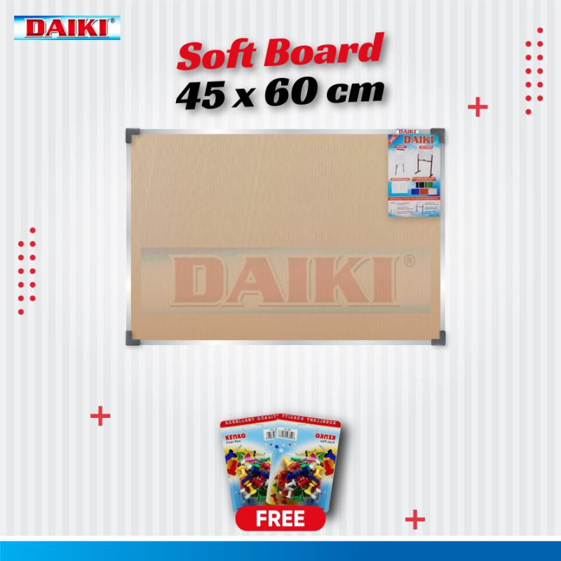 

Softboard / Papan mading classic DAIKI Uk 45x60 Cm