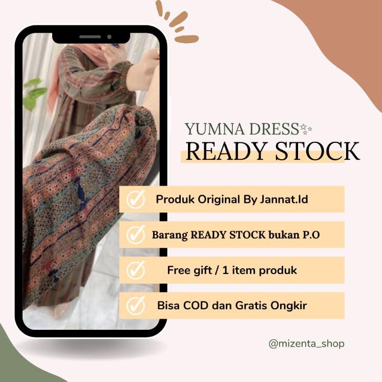 Langsung Atc Yumna Dress Ready Stock  & UMNIA 6 series BY JANNAT. ID BISA COD