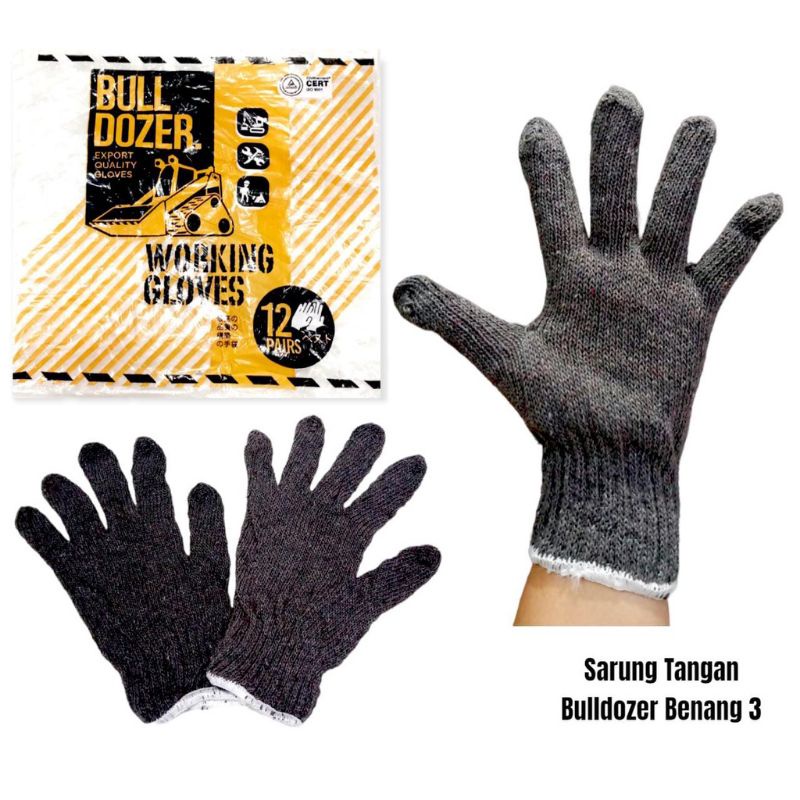 Sarung Tangan Kerja Polos / Sarung tangan tukang Bull dozer