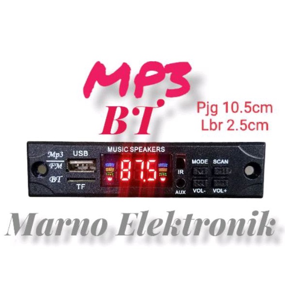 MP3 BT PLAYER MODUL KIT MP3 BLUETOOTH BLUTUT KWALITAS BAIK