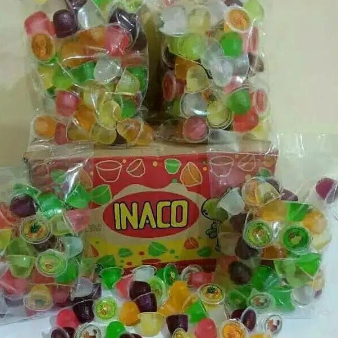 

✨STAR✨ JELLY INACO / MINI JELI INACO CURAH /JELI INACO KILOAN / INACO JELLY WITH NATA DE COCO 1 KG 