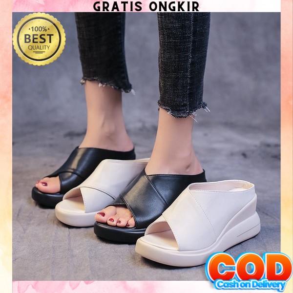 Sandal Wejes Wanita Import Sendal Wijes Cewek Kasual Ori Terbaru 2022 Sandal Wejes Kasual Ibu Ibu Re