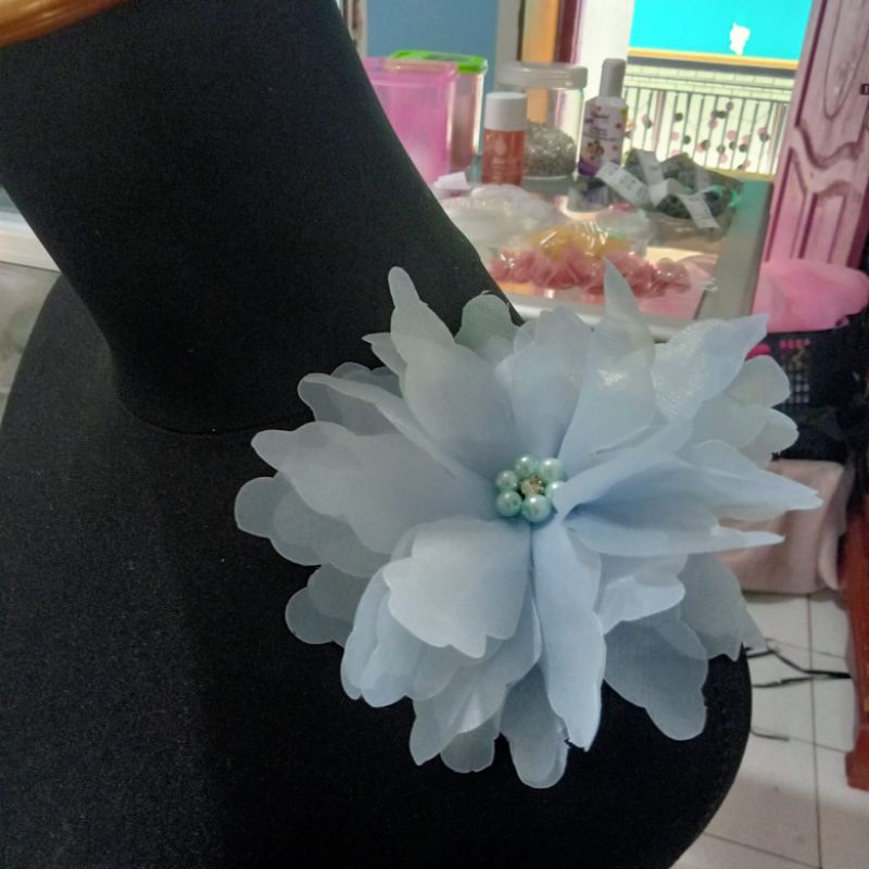 aplikasi bunga zinia10 cm