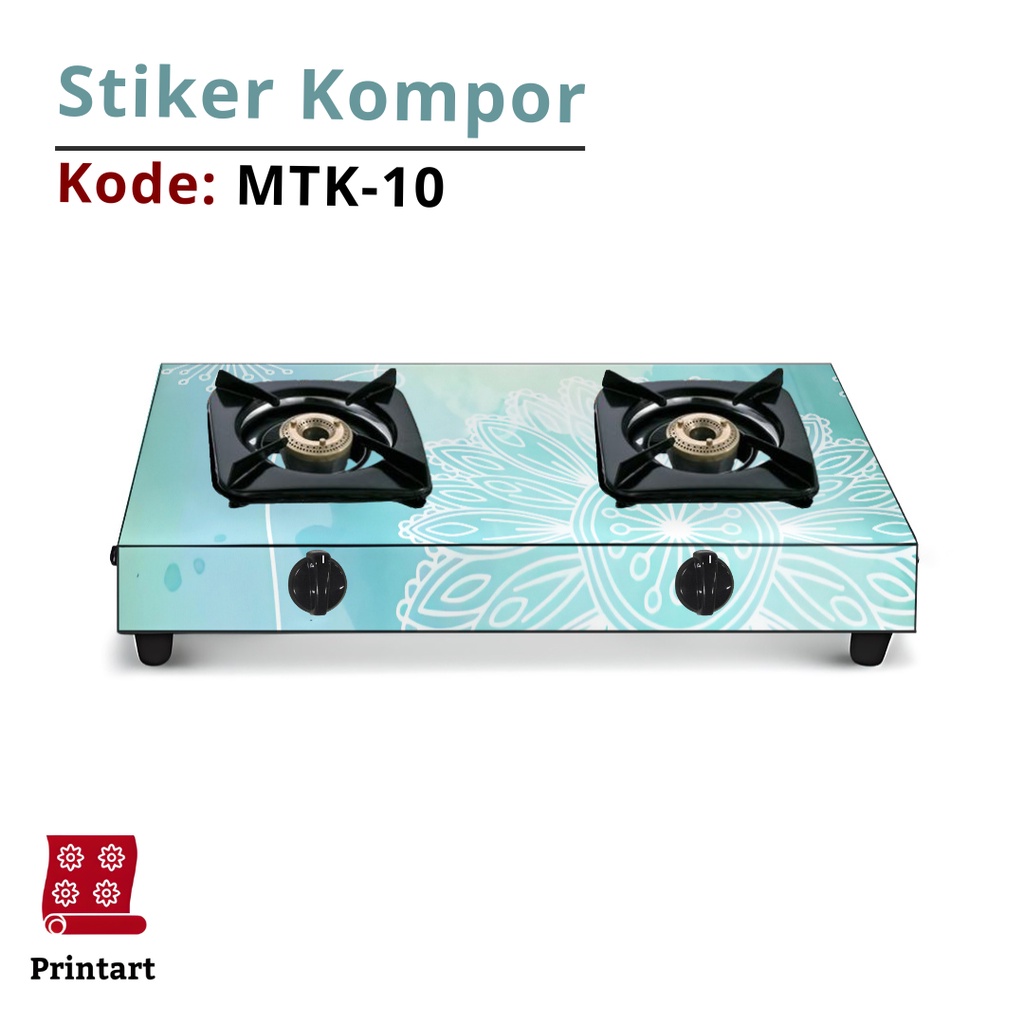 Stiker Kompor 1 Tungku dan Sticker Kompor 2 Tungku Motif Minimalis Kode MTK-10