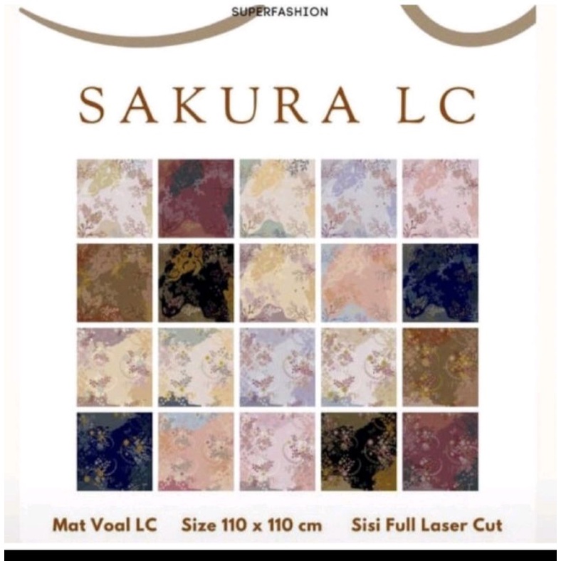 VOAL PREMIUM 110×110 JILBAB SEGIEMPAT KERUDUNG MOTIF DAN POLOSHIJAB SEGI EMPAT MOTIF HIJAB AZARA OSC