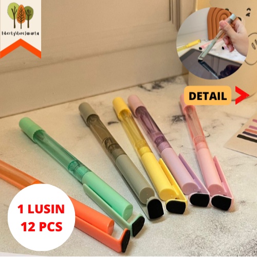 

Pulpen Gel Multifungsi 4 in 1 Selusin 1 Lusin 12 Pcs Pena Stylus Tripod Handphone Botol Spray Import Funny Fancy Stuff Best Gift Stationery For School Alat Tulis Kantor Sekolah Ready Grosir Kado Ulang Tahun READY COD