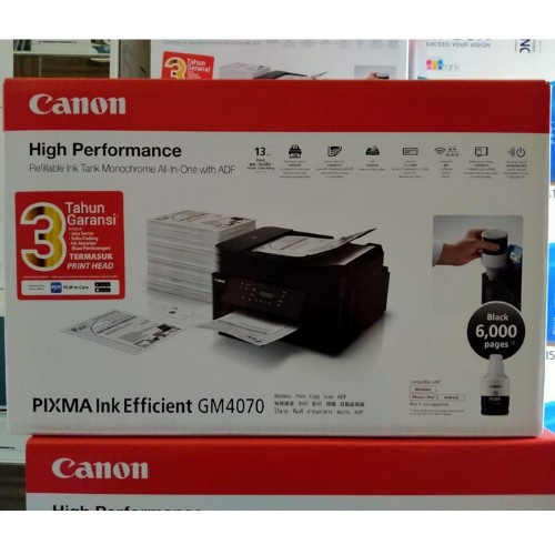 Jual Printer Canon PIXMA GM4070 Print Scan Copy Mono WIFI ADF Shopee