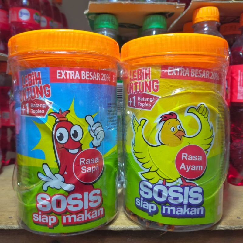 

SOSIS SONICE SIAP MAKAN RASA SAPI DAN AYAM ISI 24+1 PCS