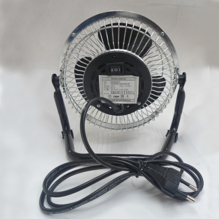 Deskfan Desk Fan Kipas Angin Meja Duduk Regency 6In 6 Inch Tornado Deluxe Turbo