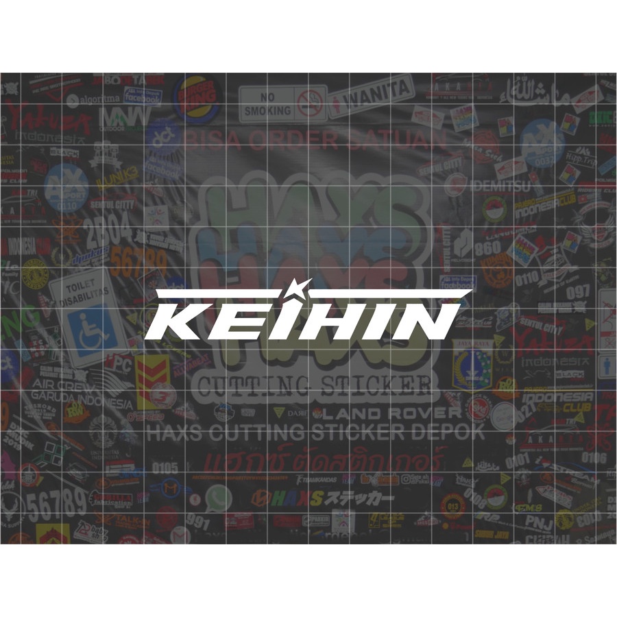 Cutting Sticker Keihin Ukuran 8 Cm Untuk Motor Mobil