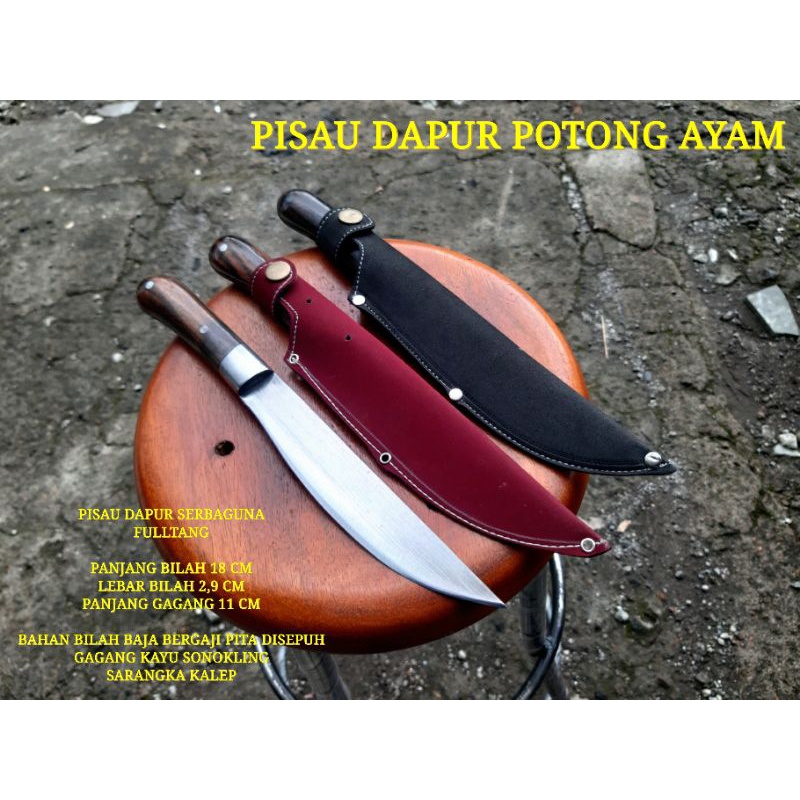 Pisau Dapur Serbaguna / Pisau Fulltang