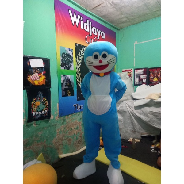 Kostum badut Doraemon baju Badut karakter