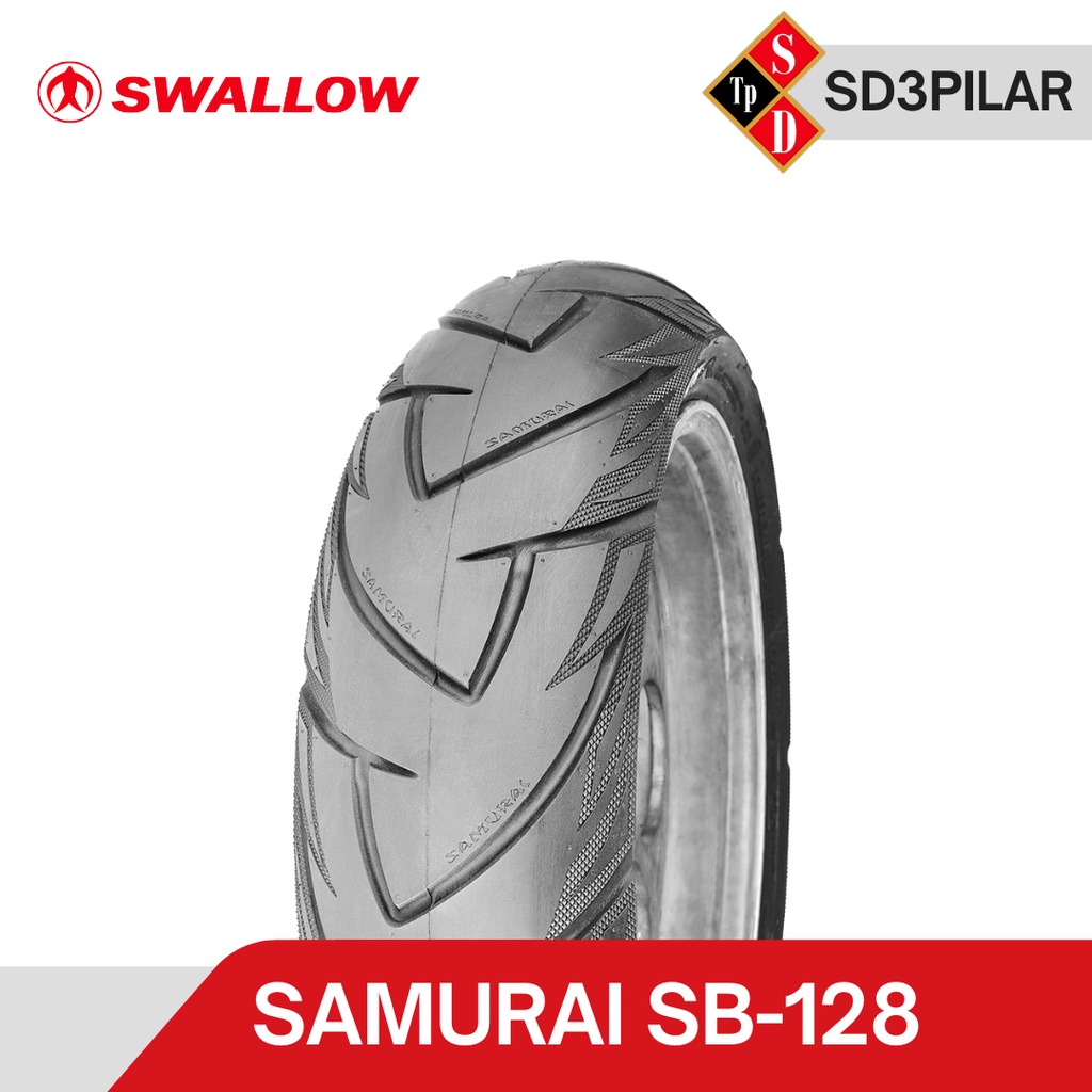 Ban Motor Swallow 110/80-14 Samurai SB-128 Tubeless (Depan Aerox)