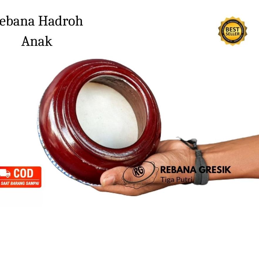 Rebana mainan rebana kotek kecil rebana kayu mangga ukuran 16 cm dan 18 cm rebana anak ▫ PTK.18Oc22т