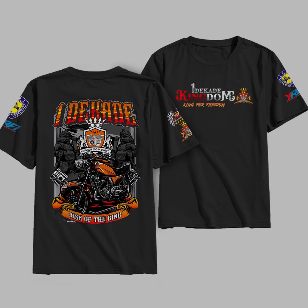 KAOS RX KING 1 DEKADE KINGDOM JOGJA ANNIVERSARY