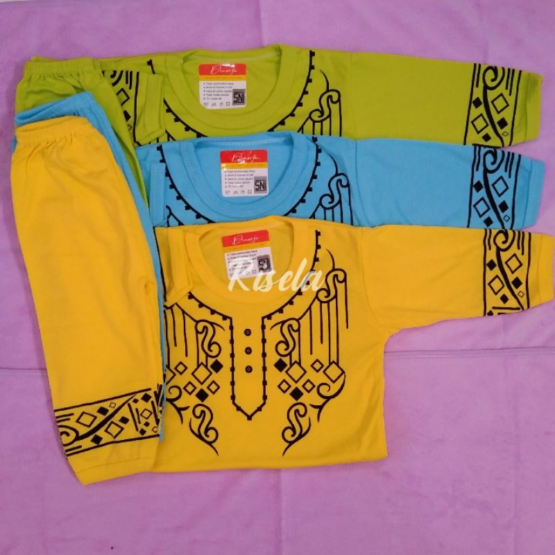 Setelan Oblong Bayi/Setelan Piyama Dnoorfa SNI Original Motif Lucu