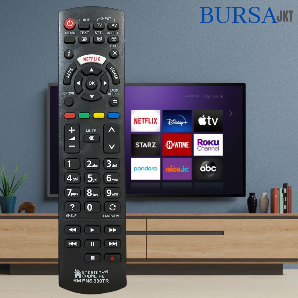 REMOTE PANASONI SMART TV UNIVERSAL PNS 40SF500G DIGITAL NETFLIX MULTIFUNGSI PNS330TR