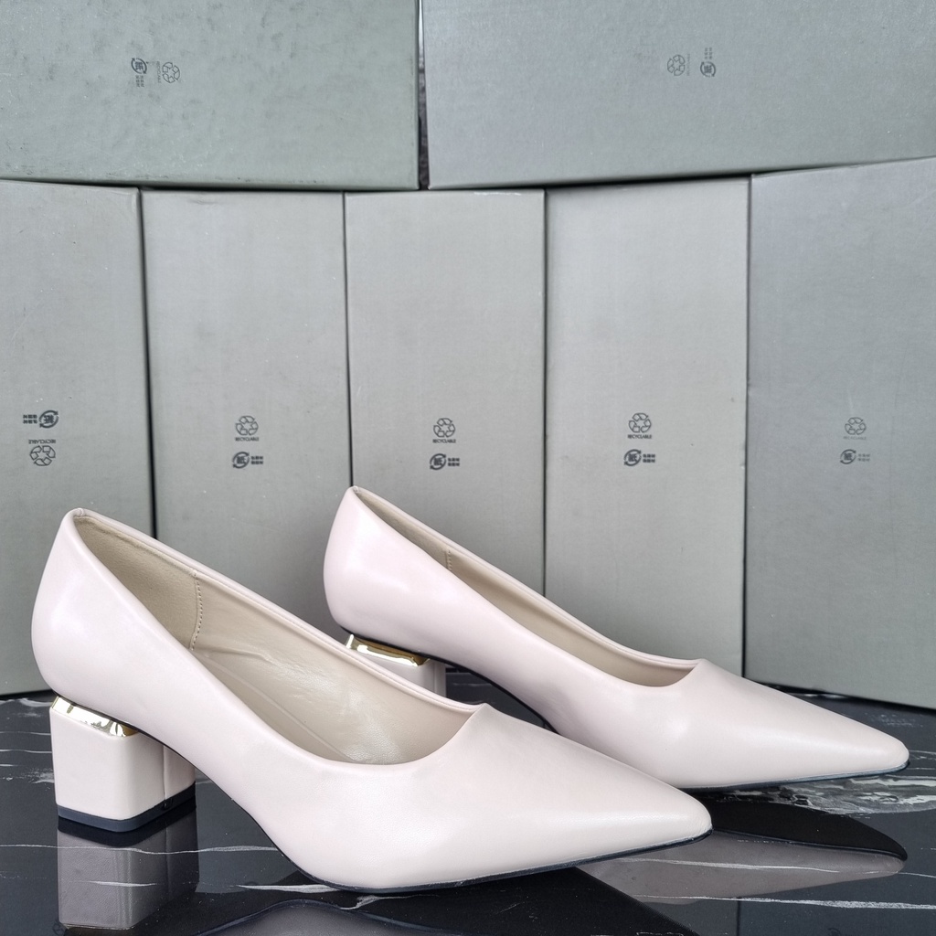 SEPATU WANITA HEELS POINTED TOE PUMPS - C011