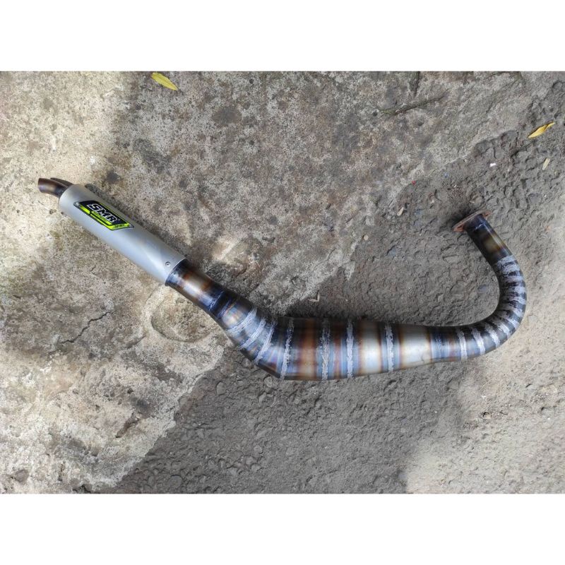 Knalpot Smr Original Jogja Rx King Kolong Plat Karat Original Racing Jogjakarta Saiful Muffler Jogja