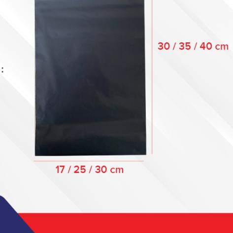 

Polymailer / Poly Mailer / Plastik Packing uk 32 x 45 cm dengan Lem - Hitam