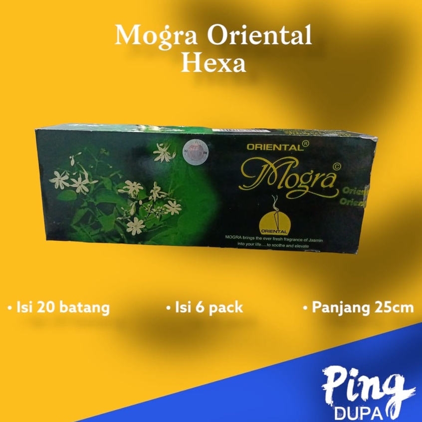 Per Slop Dupa Mogra Hexa isi 20 Batang Mogra Oriental India