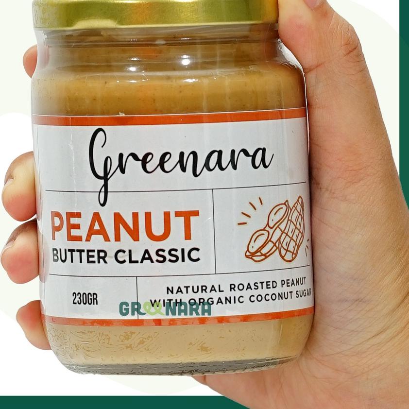 

Harga Terjangkau Greenara Classic Peanut Butter 230gr / Selai Kacang 230 gram DFE~