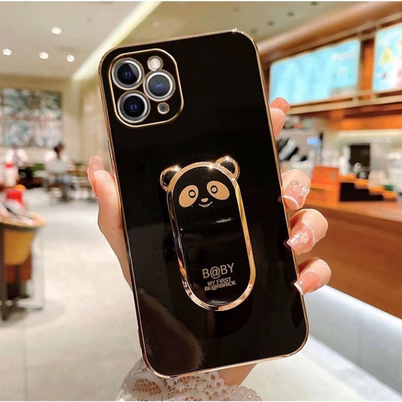 BABY PANDA CASE - SOFTCASE STANDING BABY PANDA FOR all iPhone 11 12 13 14 HIGH QUALITY