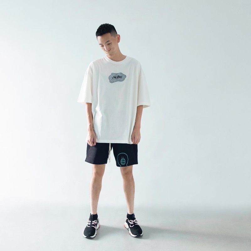 FAITH FADE DYSTOPIA - I’m Okay Oversized Tee (Broken White)