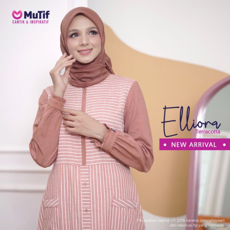 GAMIS MUTIF ELLIORA TERACOTTA ELIORA ELLIORRA