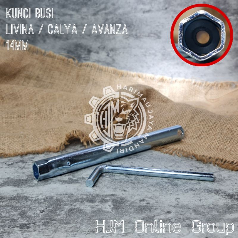 KUNCI BUSI 14MM LIVINA / MARCH / CALYA / SIGRA / JUKE / EVALIA / AVANZA / XENIA