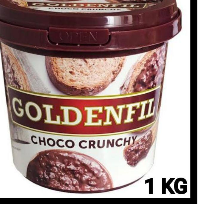 

BISA COD ✔️GOLDENFIL CHOCO CRUNCHY 1 kg Selai Cokelat Chocolate Jam|RA4