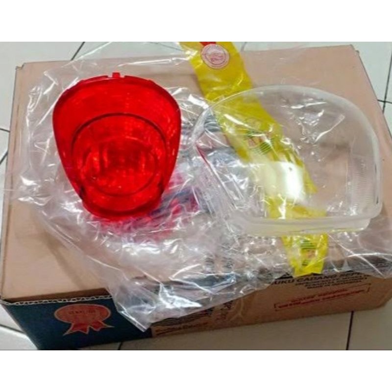 KACA MIKA LAMPU STOP BELAKANG STOPLAMP SCOOPY FI ESP DONAT RING 12 2017 2018 2019