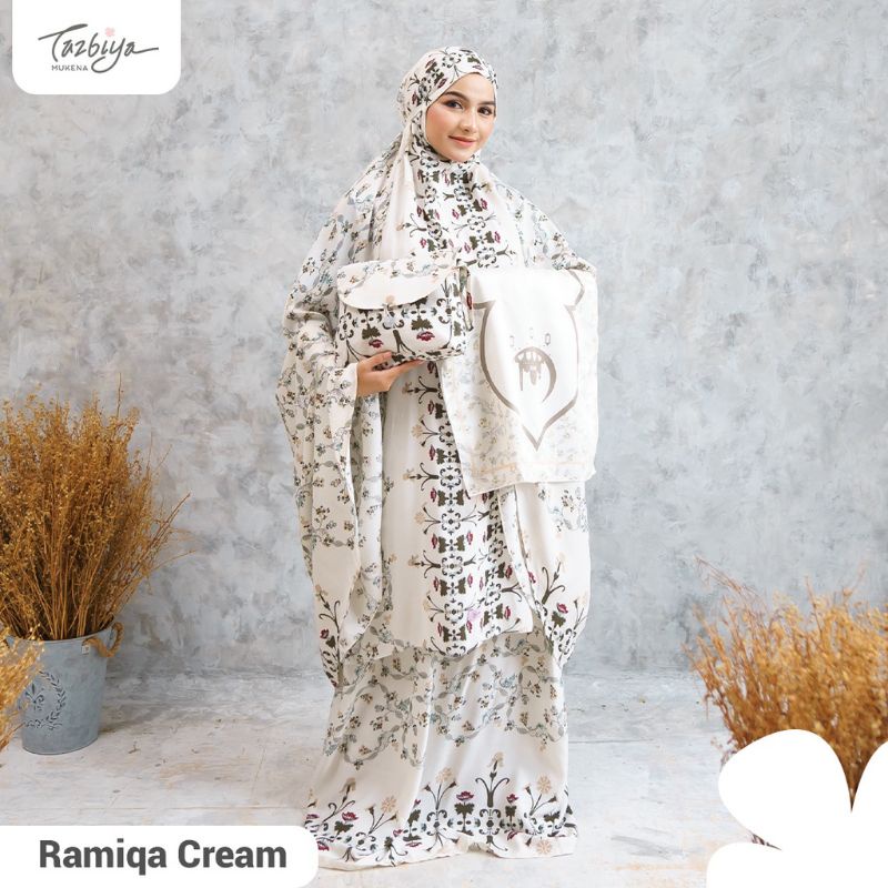 MUKENA TAZBIYA SET SEJADAH RAMIQA SERIES ALLSIZE