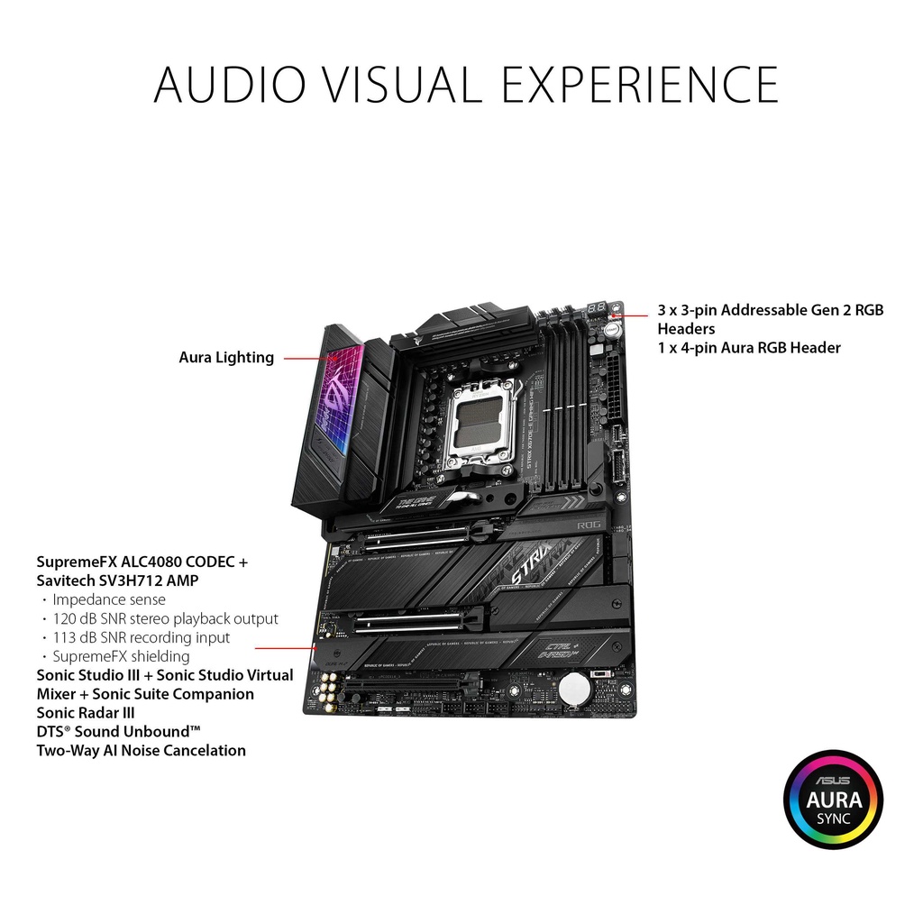 ASUS ROG STRIX X670E-E GAMING WIFI | Motherboard AMD X670 AM5 ATX DDR5