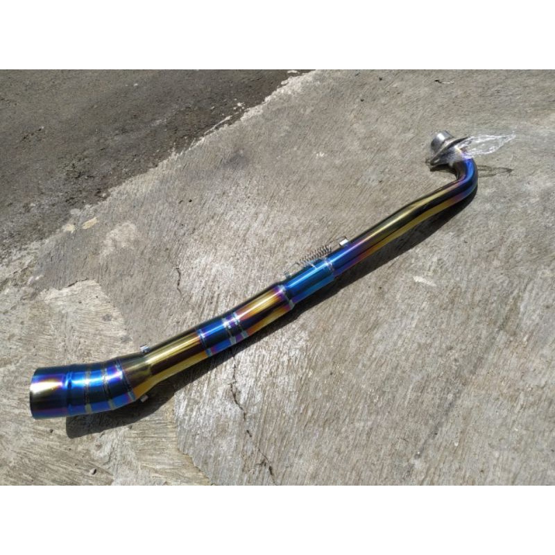 Leher Knalpot Bluemoon Vega R  Zr Jupiter Z Revo Supra Shogun Smash Inlet 50