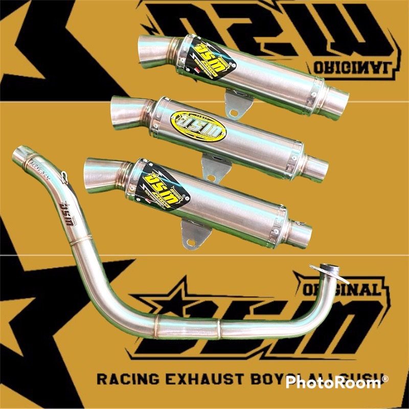 Knalpot Dsm drag aerox new cobra Paten 38 original Dsm