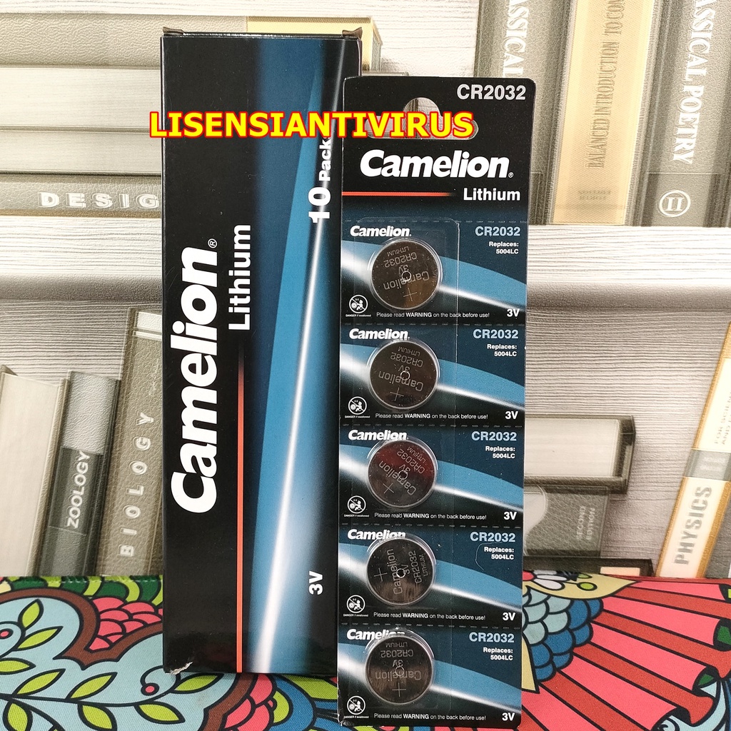 Camelion Baterai Lithium CR2032 BP1 Baterai CR 2032 Baterai 2032 Koin