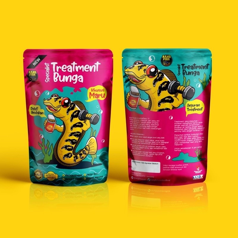 PELET ANDALAN BANG FISH x FAJAR ARIEF 60gram (HARGA PROMO SPECIAL) UNTUK PROGRES BUNGA CHANNA MARU