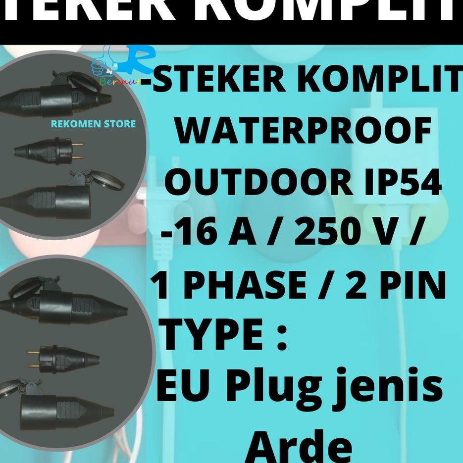 CODEd2D7p--KOMPLIT COLOKAN STEKER OUTDOOR STEKER COWO STEKER CEWE IP54 COLOKAN CONTRA COLOKAN PLUG W