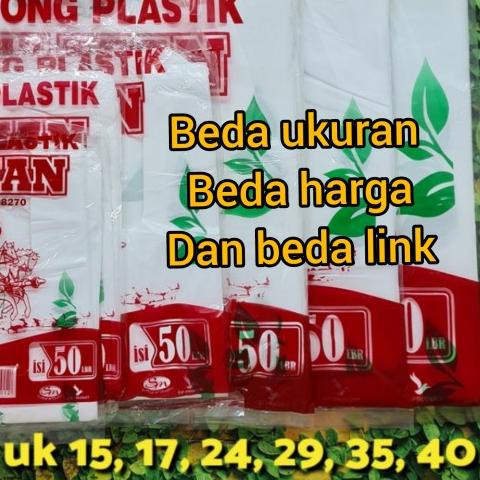 

HD Delman Uk 40 Ramah Lingkungan Kantong Plastik Kresek Go Green Save - Delman 40