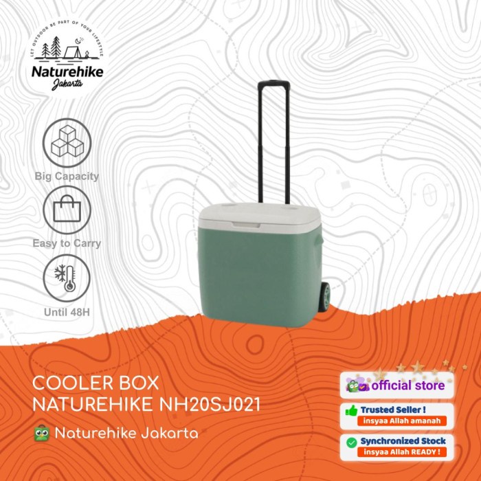 Cooler Box Naturehike Nh20Sj021 Camping Pendingin Minuman Es Ice