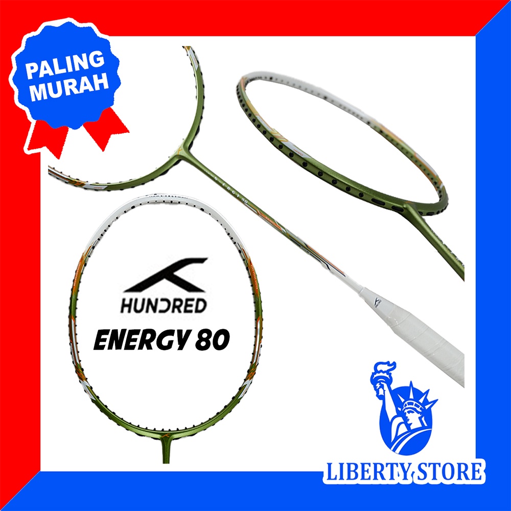 Raket Badminton HUNDRED N-ERGY 80 IMPORT 100% Original