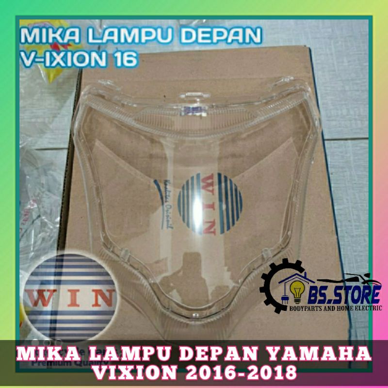 MIKA KACA LAMPU DEPAN YAMAHA VIXION 2016 2017 2018 | KACA LAMPU DEPAN YAMAHA VIXION 2016 2017 2018 | MIKA LAMPU YAMAHA VIXION | MERK WIN