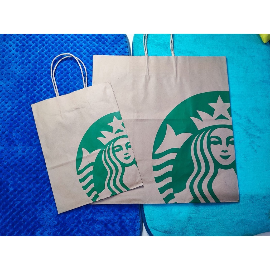 

Paper Bag Gift Kantong Belanja Maxx Sbux Starbucks Flash dll