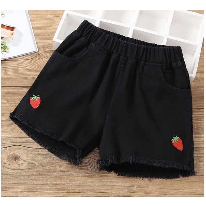 babyfit [3-8thn] STOBERIED celana jeans pendek hotpants anak perempuan import jx-0116r