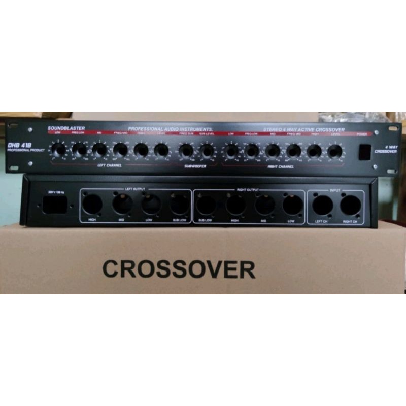 BOX KOSONG DHB 418 CROSSOVER STEREO 4 WAY ACTIVE